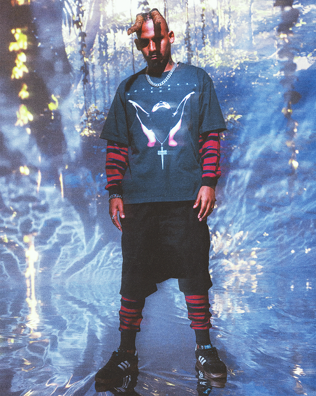 Tiger Stripe Thermal Long Sleeve