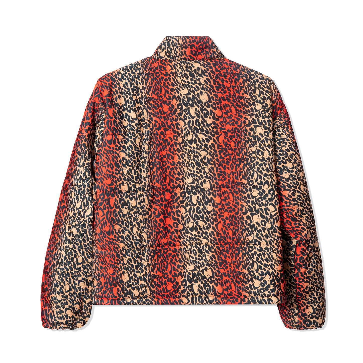 Leopard Print Puffer Jacket