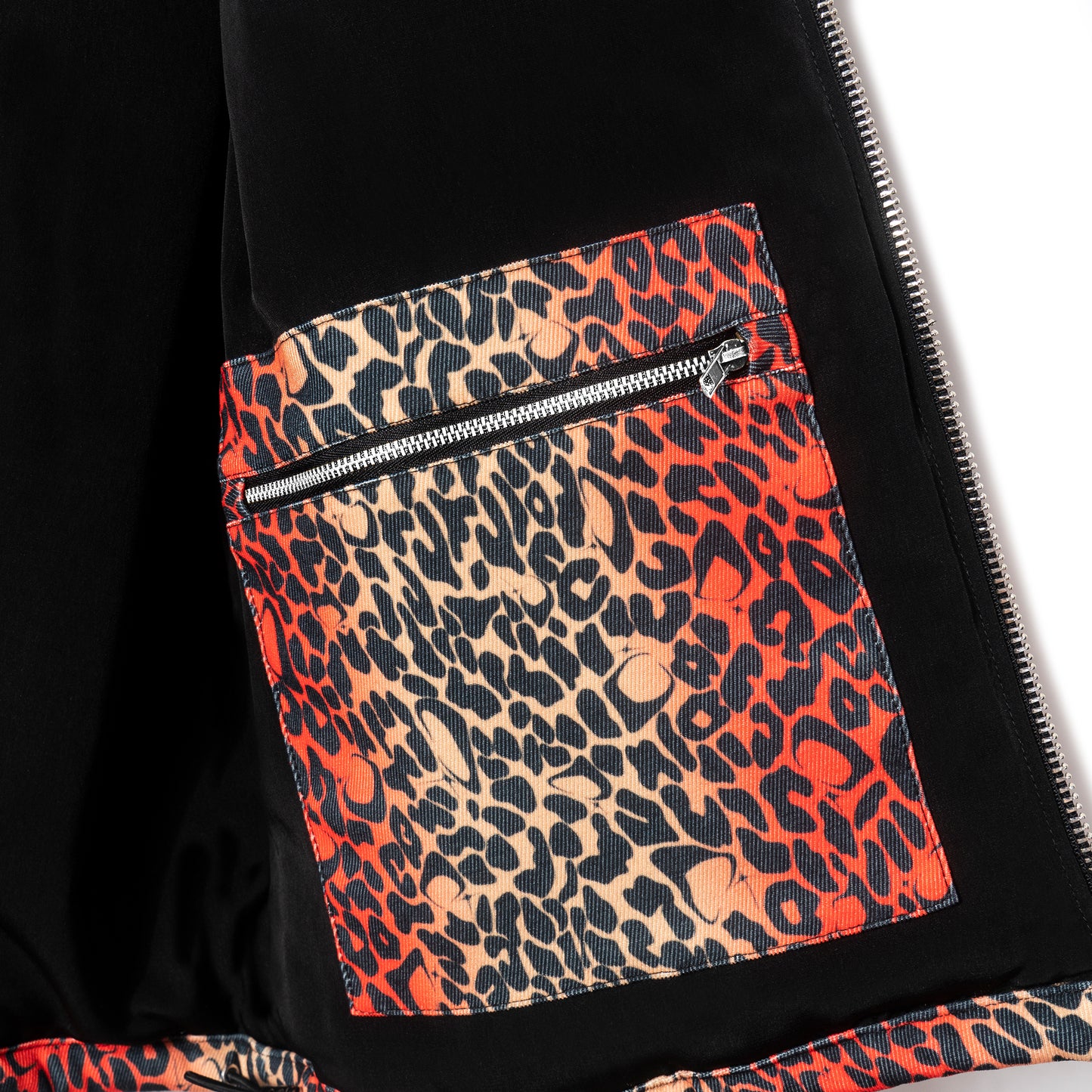 Leopard Print Puffer Jacket