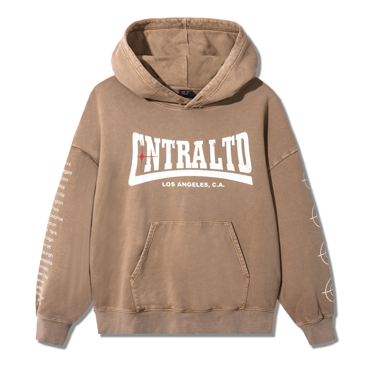Crosshair Hoodie - Taupe