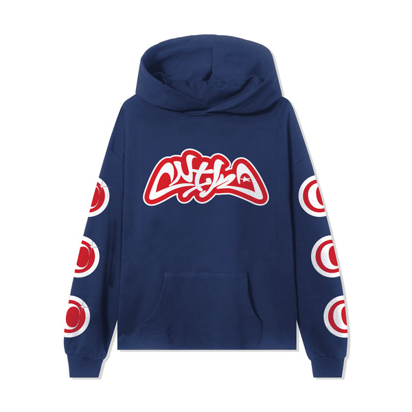 パーカー・フーディ WKNDRS GRAFFITI LOGO KNITTED HOODIE SA403 GRAFFITI LOGO KNITTED HOODIE (NAVY) - WKNDRS | 60% - Asian