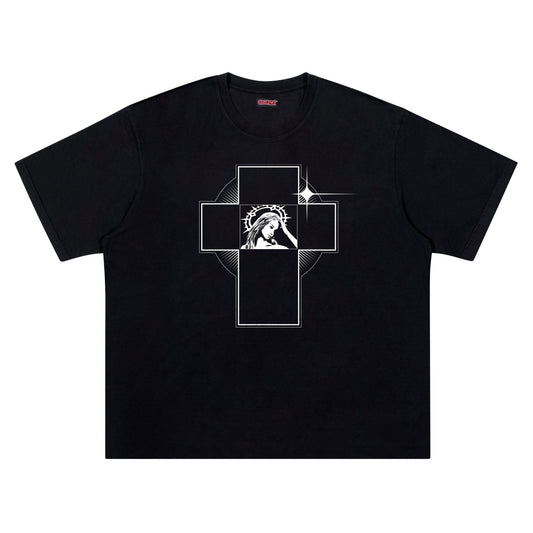 Cross Logo T-Shirt (Black)